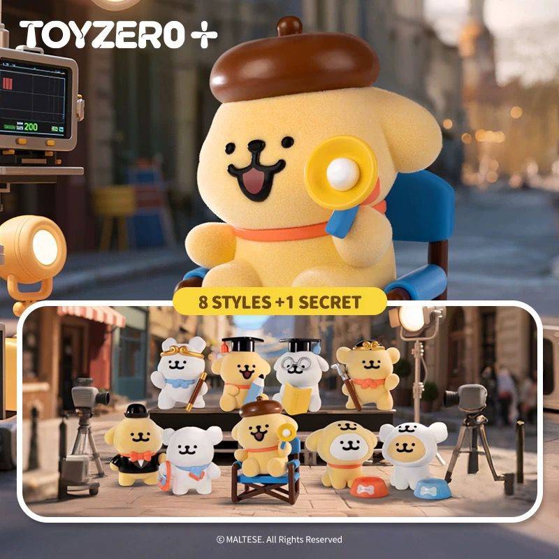 Toyzeroplus Maltese Line Puppy Life Is Like a Drama Figure | 线条